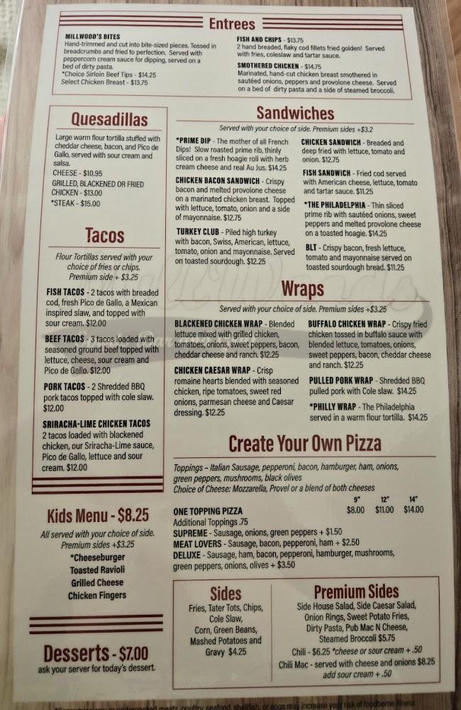 Millwoods Sports Bar and Grill Millwood's Bites