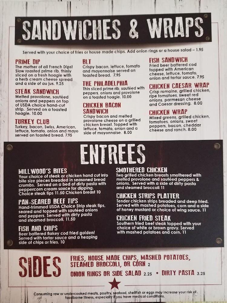 Millwoods Sports Bar and Grill Menu image 4